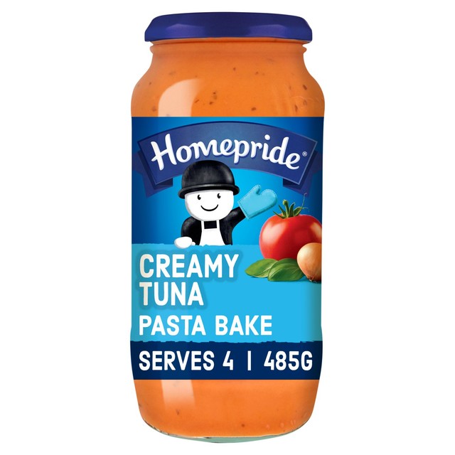 Homepride creamy tomato tuna pasta bake sauce 485g, UK version