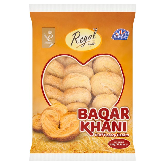 Regal Baqar Khani puff pastry heart biscuit 350g, imported from the UK