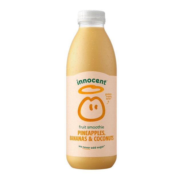Innocent Pineapples Bananas & Coconuts smoothie 750ml, UK version