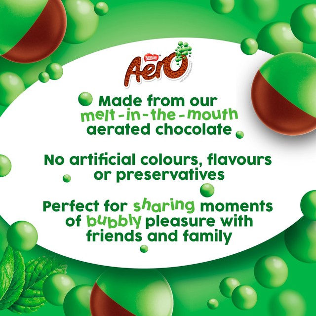 Aero peppermint chocolate sweets 181g - British product