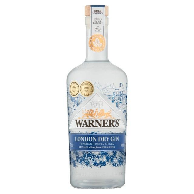 Warner's London Dry Gin 70cl (British brand)