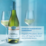 Oyster Bay Chardonnay white wine 75cl, imported from the UK