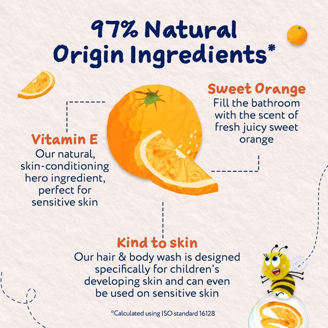 Childs Farm sweet orange hair and body wash 500ml - British product