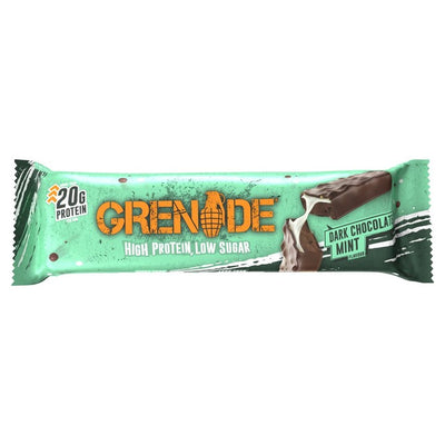 Grenade Dark Chocolate Mint Protein Bar 60g