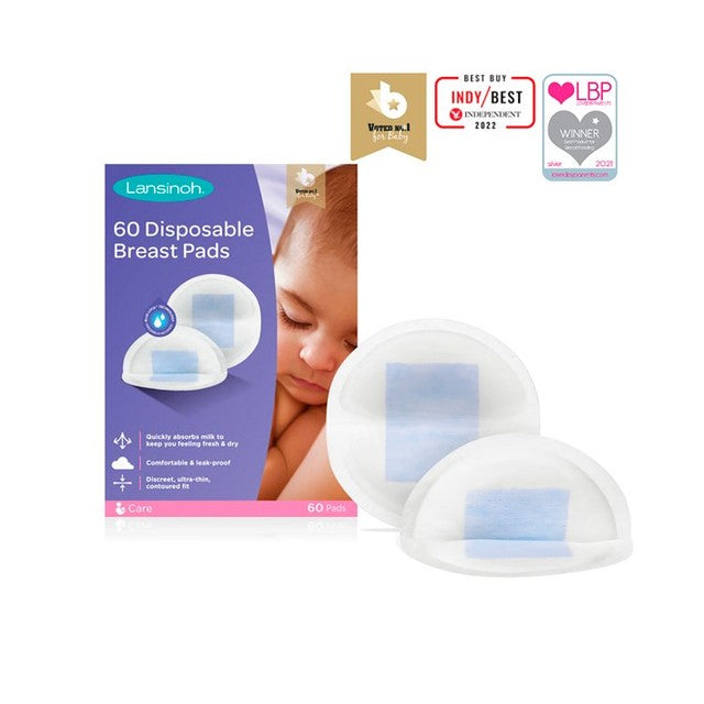 Lansinoh disposable nursing breast pads 60 pack, UK version