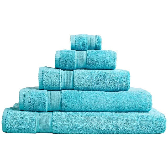 M&S face towels teal 2pk, imported from the UK