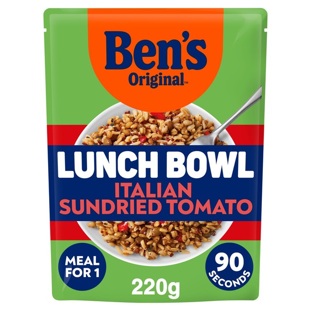 Ben's Original Italian Style Sundried Tomato microwave rice and grains meal 220g - British product