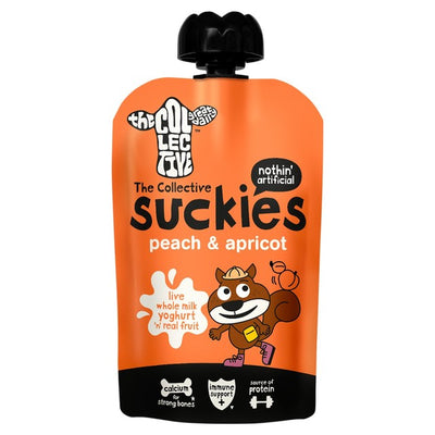 The Collective Suckies Peach & Apricot Yoghurt Pouch 90g