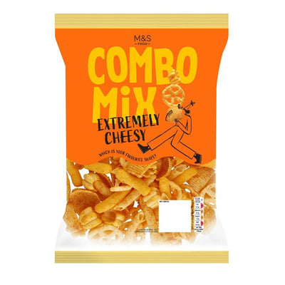 Snacks de pomme de terre et maïs M&S Combo Mix Extrêmement Fromagé 150g