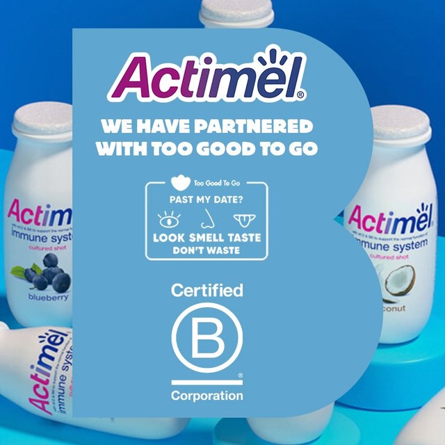 Actimel original yoghurt drink 8 x 100g multipack - British product