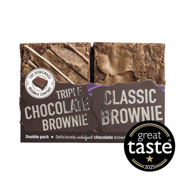 Homemade Brownie Co. gluten-free brownie twin pack 120g, UK version