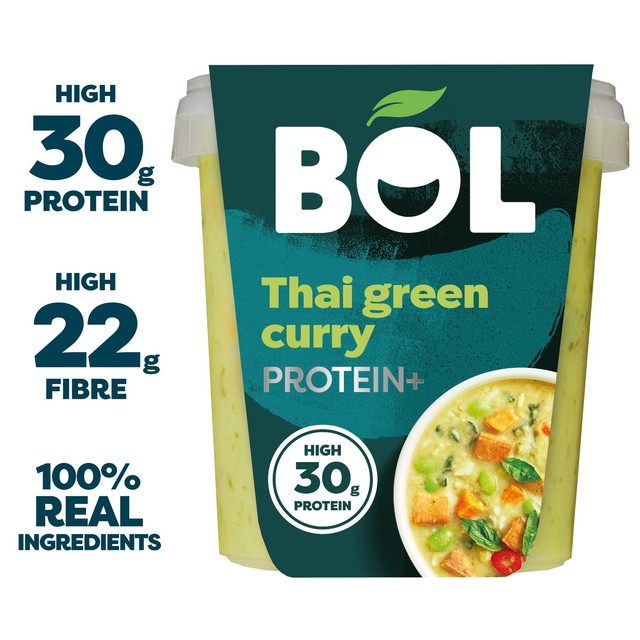 BOL Thai Green Lentil Curry ready meal 450g - British product
