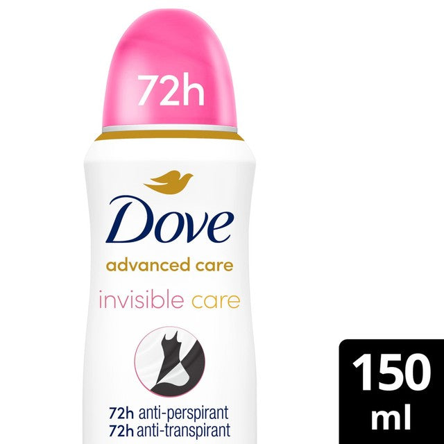 Dove Invisible Care anti-perspirant deodorant spray 150ml - British product