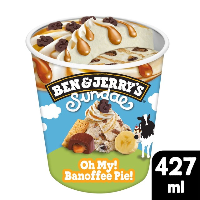 Ben & Jerry's Banoffee Pie ice cream tub 427ml - British product