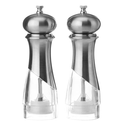M&S New York Silver Salt and Pepper Mills