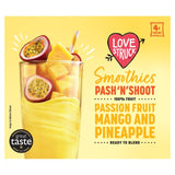 Love Smoothie passion fruit pineapple mango smoothie mix 4 x 120g, UK version