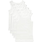 M&S cotton vests white 7-8 years, imported from the UK
