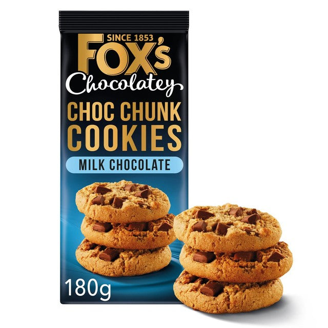 Fox's milk chocolate cookies 180g - British product