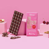 Divine dark chocolate Bakewell cherry almond dessert bar 180g - British product