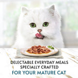 Gourmet Perle Senior wet cat food 60x85g pouches, UK version