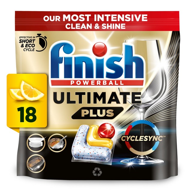 Finish Lemon Dishwasher Tablets 18 Tablets - British product