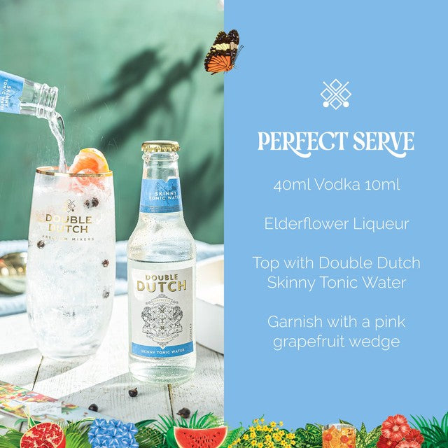 Double Dutch Skinny Tonic Water 6 x 150ml - British product