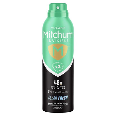 Mitchum Women Invisible Clear Fresh Anti-Perspirant Deodorant 200ml