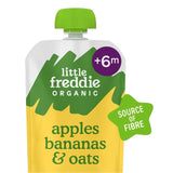 Little Freddie apples bananas oats baby food pouch 100g, UK version
