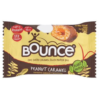 Bounce Dipped Peanut Caramel Protein Ball Snack 40g
