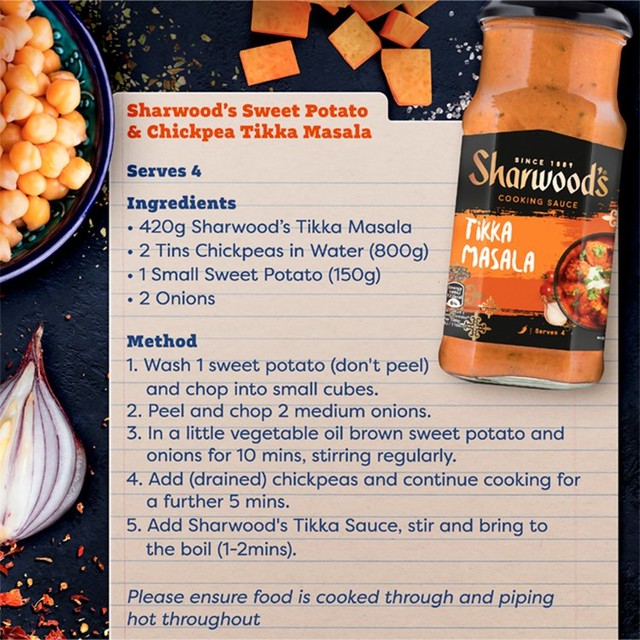 Sharwood's Tikka Masala curry sauce 420g (British brand)