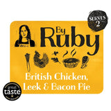 ByRuby chicken leek and bacon pie 600g - British product