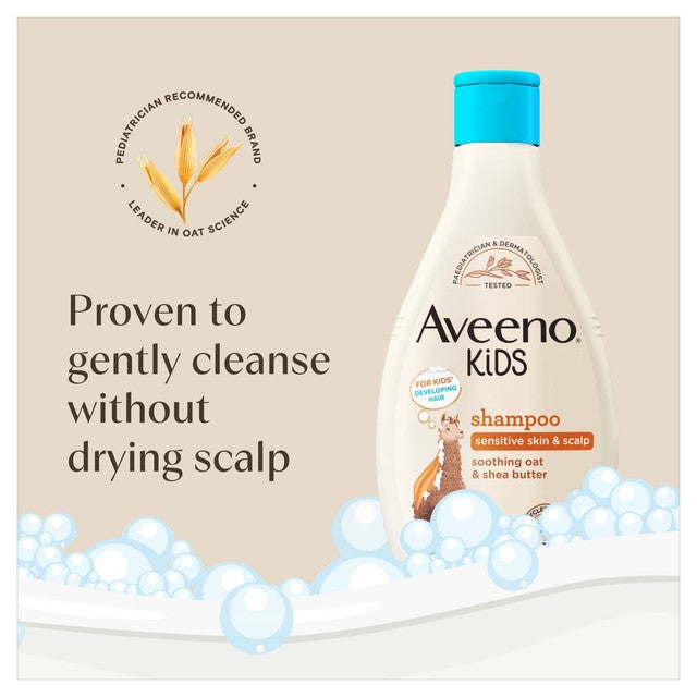 Aveeno Kids Shampoo with oat and shea butter 250ml - British product