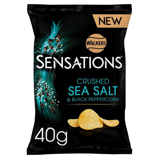 Walkers Sensations Salt Black Peppercorn Grab Bag Crisps 40g