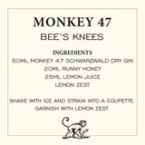 Monkey 47 gin gift set 3x15cl, imported from the UK