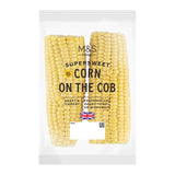M&S Super Sweet Corn on the Cob 2 Pack, imported from the UK