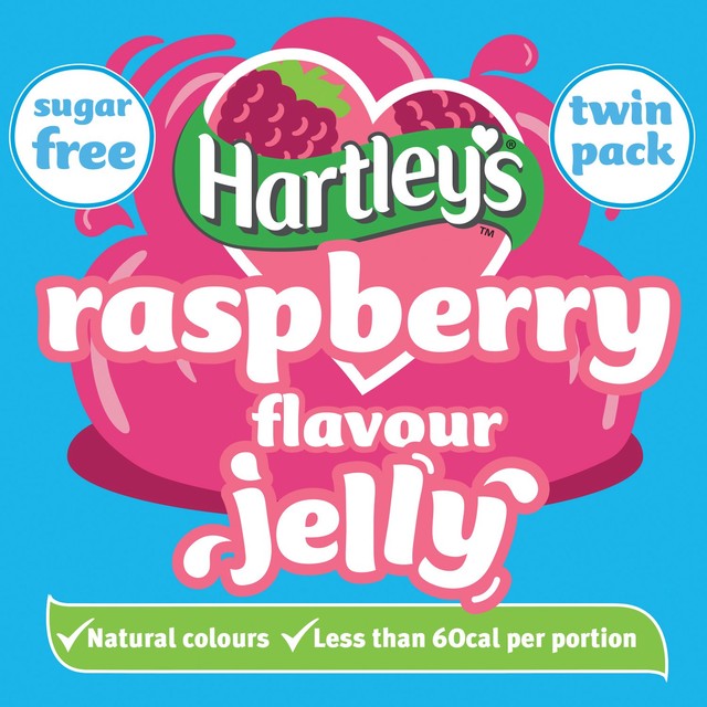 Hartley's raspberry jelly crystals 23g, UK version