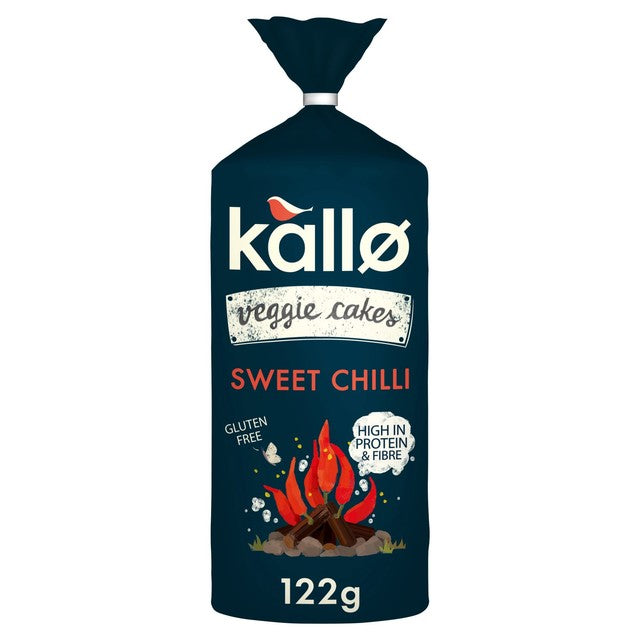 Kallo Veggie Cakes Sweet Chilli 122g, UK version