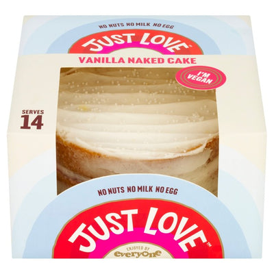 Just Love Food Vanilla Naked Cake Vegan Cake 1.126kg