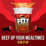 Pot Noodle beef tomato instant noodles 360g, imported from the UK