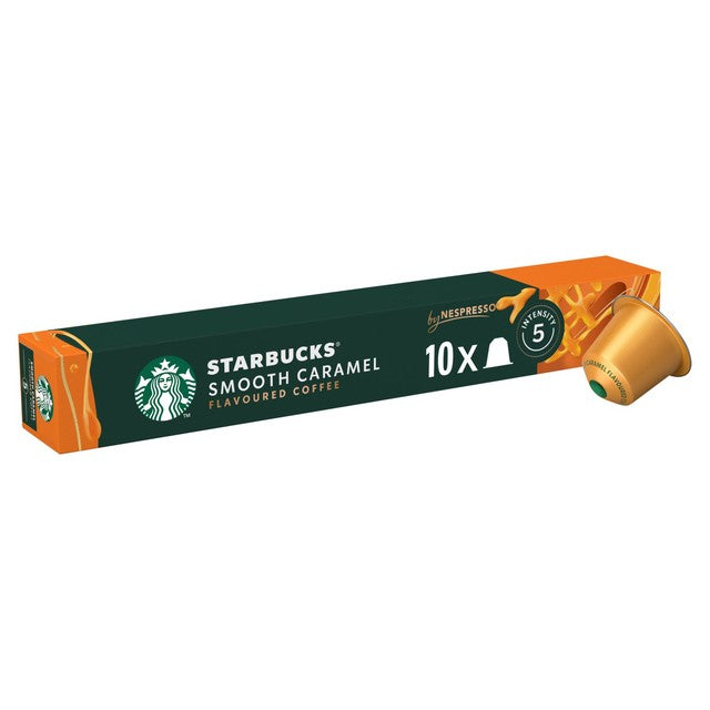 Starbucks caramel coffee capsules 10 pods (British brand)
