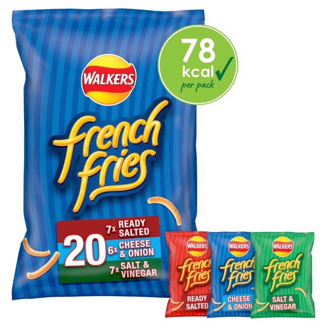 Walkers French Fries crispy snack variety pack 20x18g (British brand)