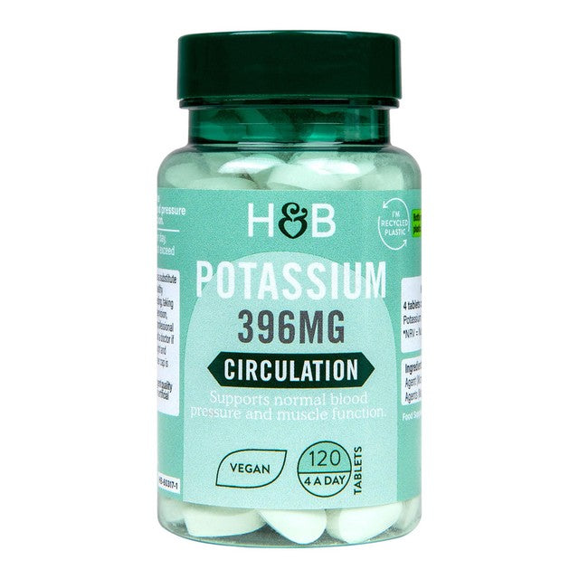 Holland & Barrett potassium caplets 120 caplets, UK version