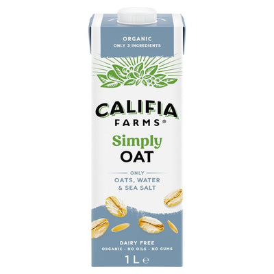 Califia Farms Simple & Organic Oat Milk Alternative 1L