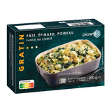 Picard spinach cheese leek gratin frozen pasta meal 200g, imported from the UK