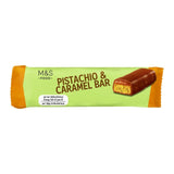 M&S pistachio and caramel milk chocolate bar 36g, imported from the UK