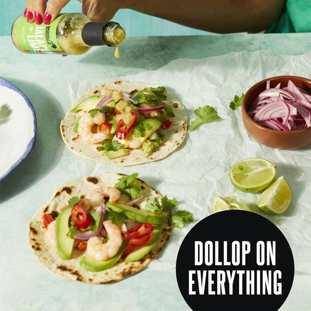 Woolf's Kitchen Jalapeno + Lime hot sauce 150ml (British brand)