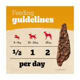 Pedigree beef dog treat blueberries wholegrains 70g, imported from the UK