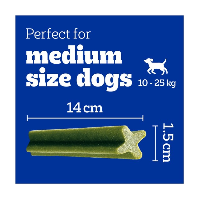 Pedigree Dentastix Fresh Adult Medium dog dental treats 5 sticks, imported from the UK