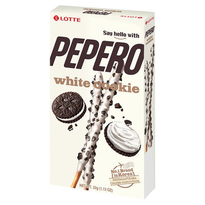 Lotte Pepero White Cookie Biscuit Sticks 32g
