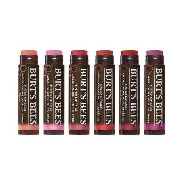 Burt's Bees tinted lip balm in Rose 4.25g - British product